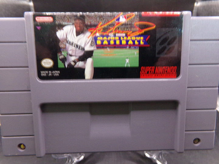 Ken Griffey Jr. Presents Major League Baseball Super Nintendo SNES Used