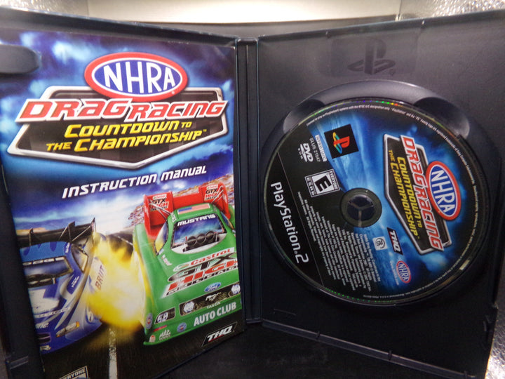 NHRA Drag Racing Countdown to the Championship 2007 Playstation 2 PS2 USed