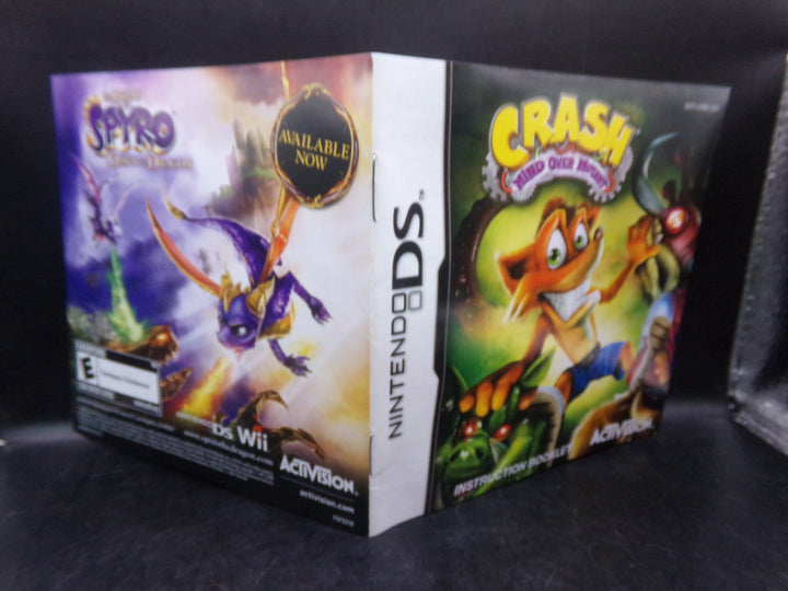 Crash of the Titans: Mind Over Mutant Nintendo DS MANUAL ONLY
