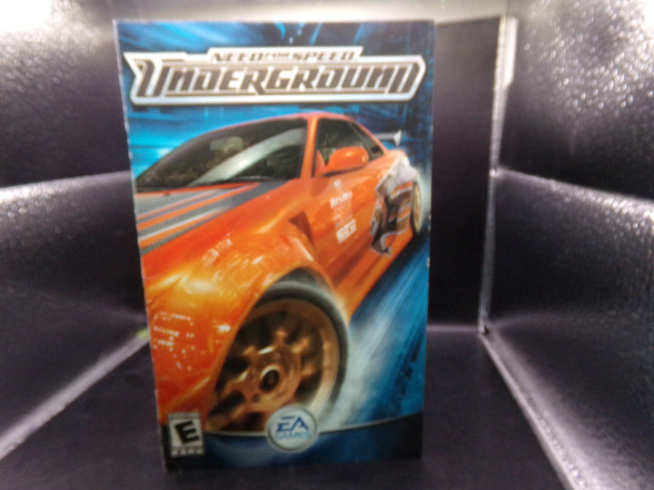 Need For Speed: Underground Playstation 2 PS2 MANUAL ONLY