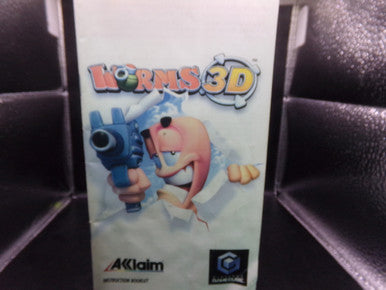 Worms 3D Gamecube MANUAL ONLY