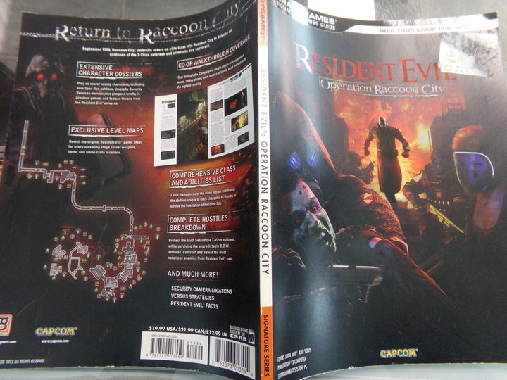 BradyGames Resident Evil: Operation Raccoon City Strategy Guide Used