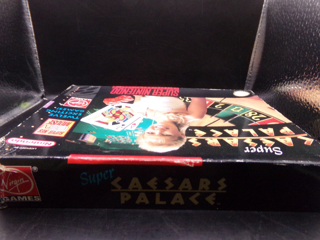 Super Caesars Palace Super Nintendo SNES Boxed Used