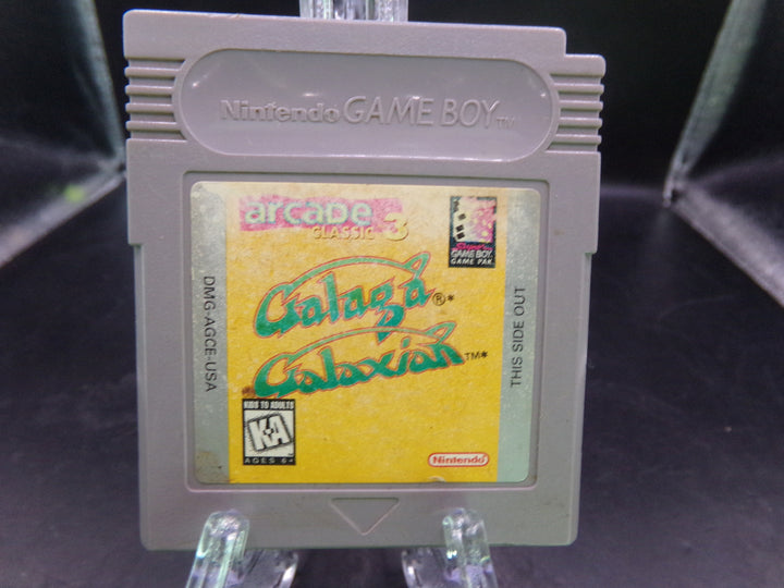 Arcade Classic 3: Galaga/Galaxian Original Game Boy Used