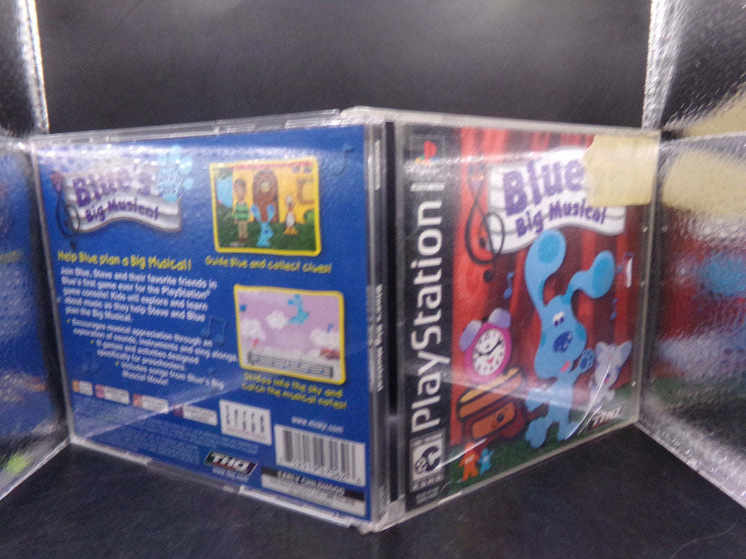 Blue's Clues: Blue's Big Musical Playstation PS1 Used