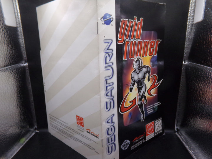 Grid Runner Sega Saturn MANUAL ONLY