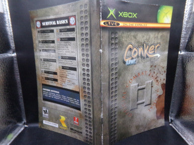 Conker: Live & Reloaded Original Xbox MANUAL ONLY