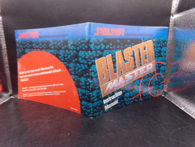 Blaster Master Nintendo NES MANUAL ONLY