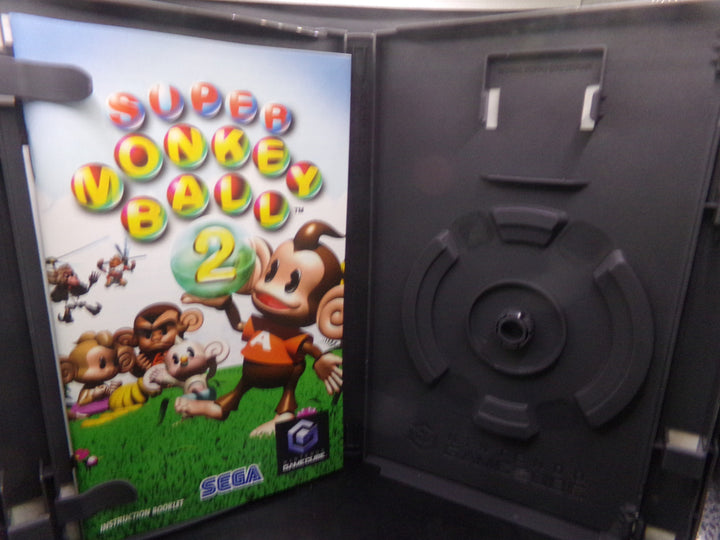 Super Monkey Ball 2 Gamecube CASE AND MANUAL ONLY