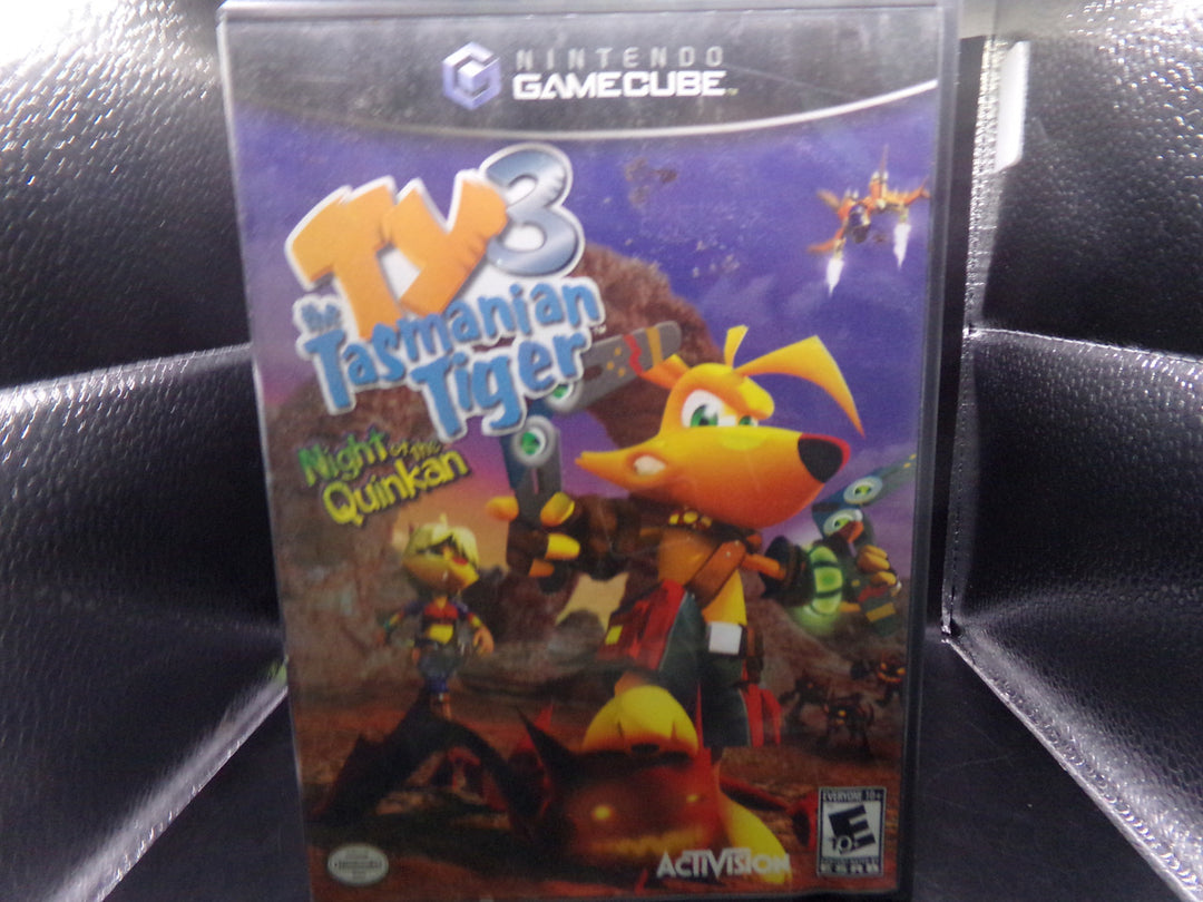 Ty the Tasmanian Tiger 3: Night of the Quinkan Gamecube CASE AND MANUAL ONLY