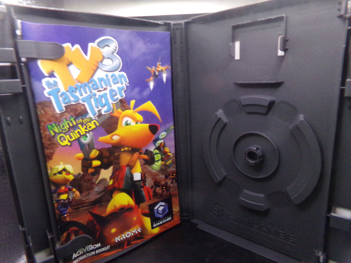 Ty the Tasmanian Tiger 3: Night of the Quinkan Gamecube CASE AND MANUAL ONLY