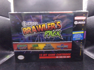 Retro-Bit  Jaleco Brawler's Pack Version SNES Cartridge for Super Nintendo NEW