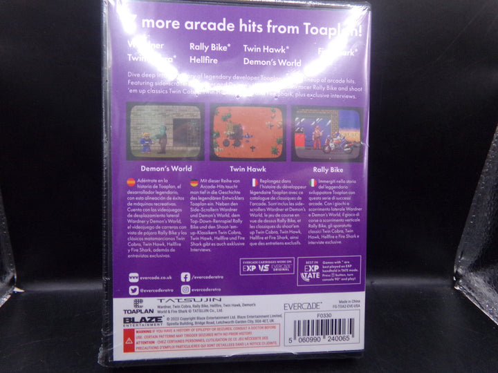 Toaplan Arcade 2 Collection Evercade NEW