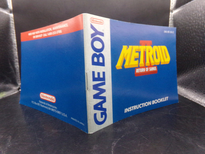 Metroid II: Return of Samus Original Game Boy MANUAL ONLY