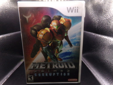 Metroid Prime 3: Corruption Wii Used