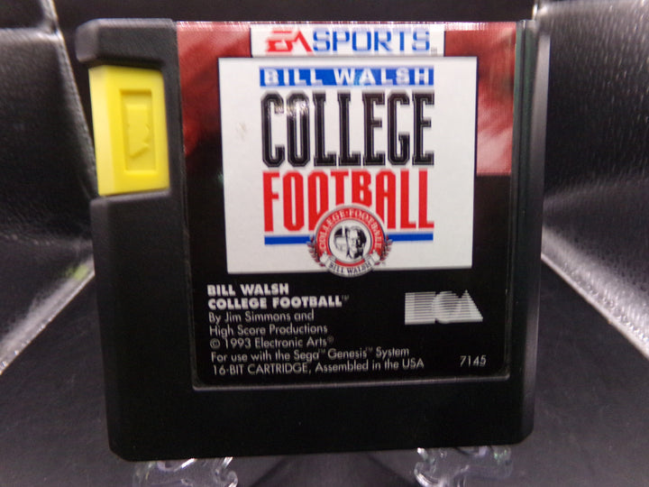 Bill Walsh College Football Sega Genesis Used