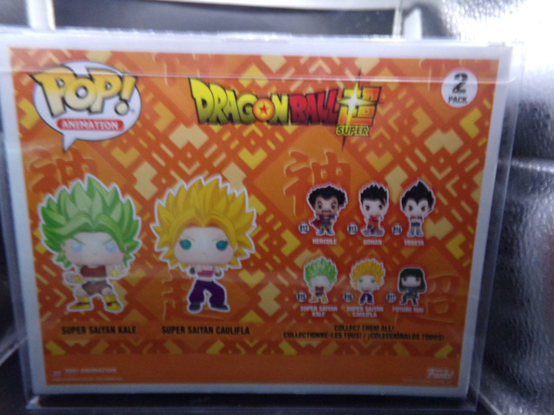 Dragon Ball Z Funimation Exclusive Super Saiyan Kale & Caulifla 2 Pack Funko Pop