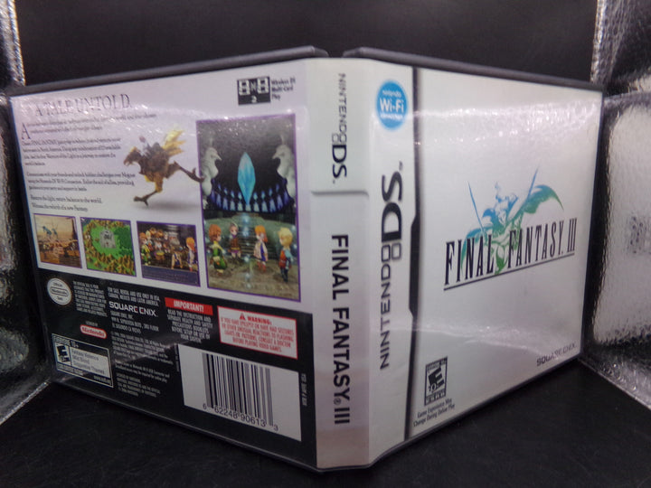 Final Fantasy III Nintendo DS CASE AND MANUAL ONLY