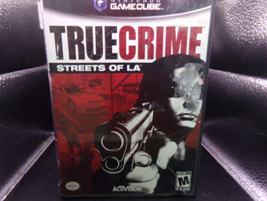 True Crime: Streets of LA Gamecube CASE AND MANUAL ONLY