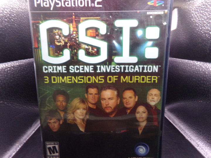 CSI: 3 Dimensions of Murder Playstation 2 PS2 Used