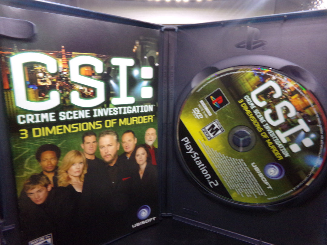 CSI: 3 Dimensions of Murder Playstation 2 PS2 Used