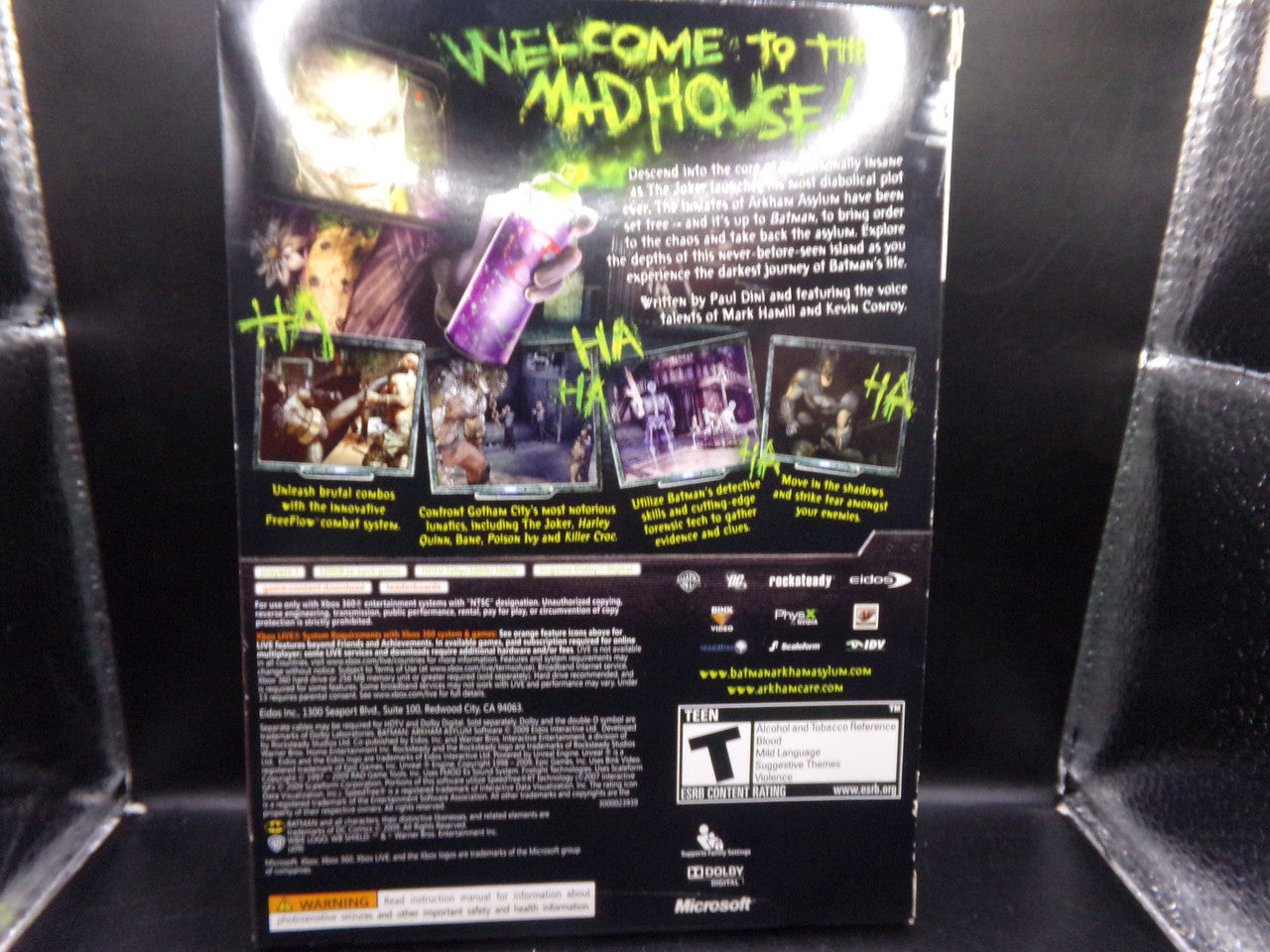 Batman Arkham Asylum Collector's Edition popular on Xbox 360