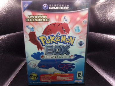 Pokemon Box: Ruby & Sapphire With Memory Card and Link Cable NO MANUAL Gamecube Used