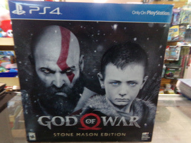 God of War - Stone Mason Edition Playstation 4 PS4 NO GAME PLEASE SEE PICTURES