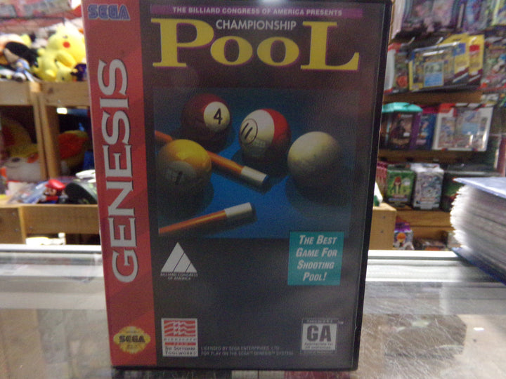 Championship Pool Sega Genesis Boxed Used