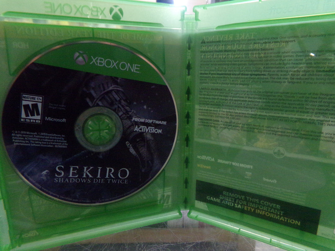 Sekiro: Shadows Die Twice Xbox One Used