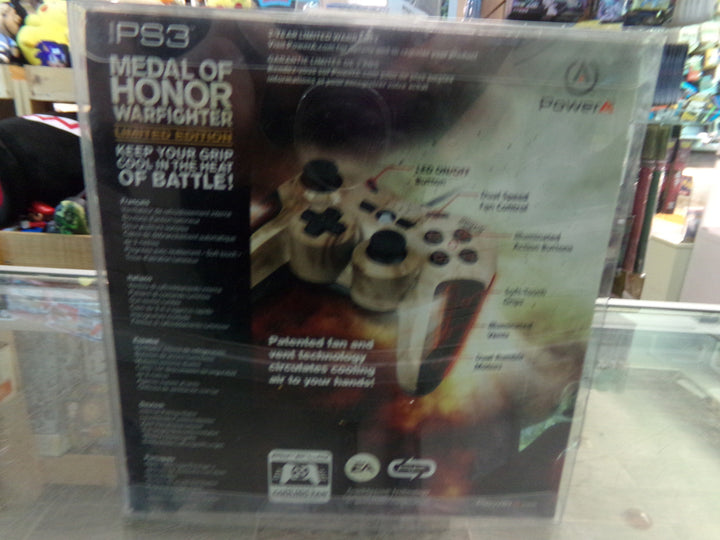 Power A Airflo Wired Playstation 3 PS3 Controller Special Edition Medal of Honor: Warfighter Boxed Used