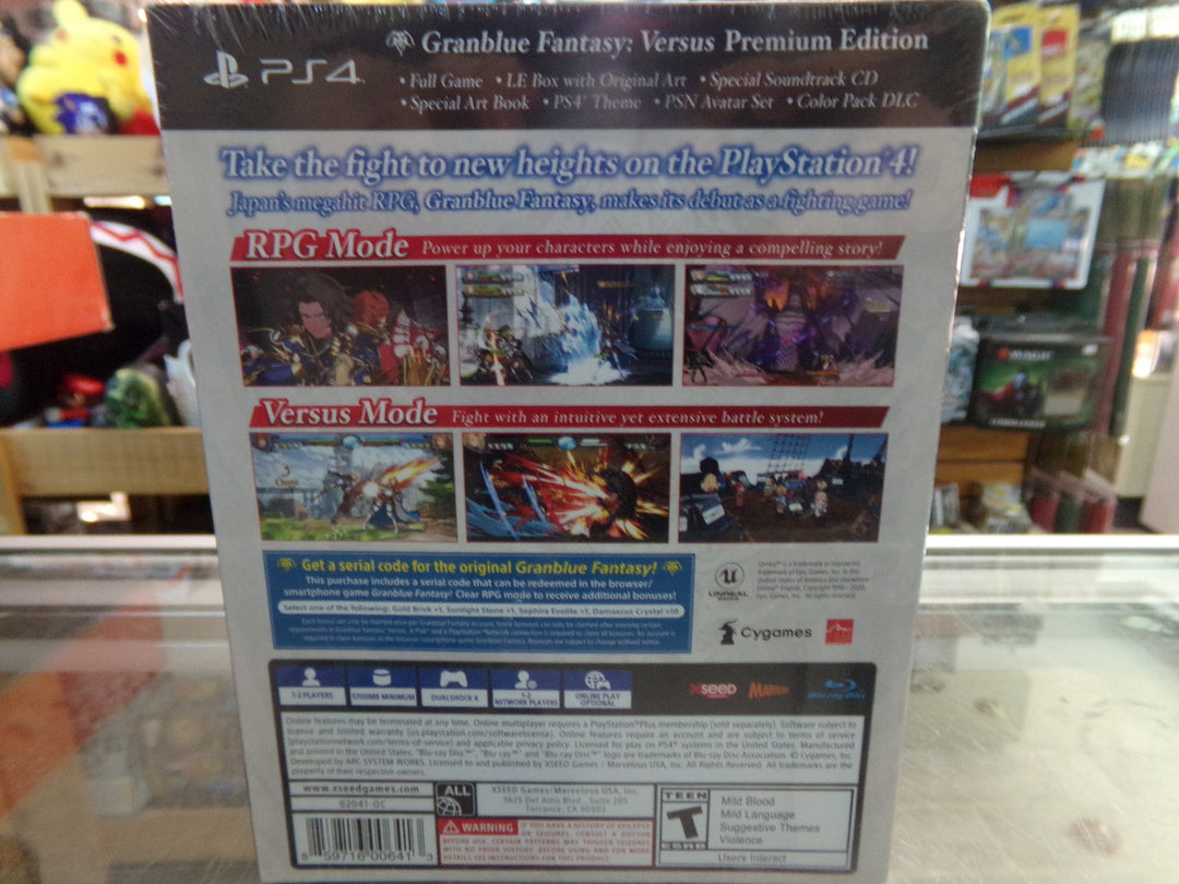 Granblue Fantasy: Versus - Premium Edition Playstation 4 PS4 NEW