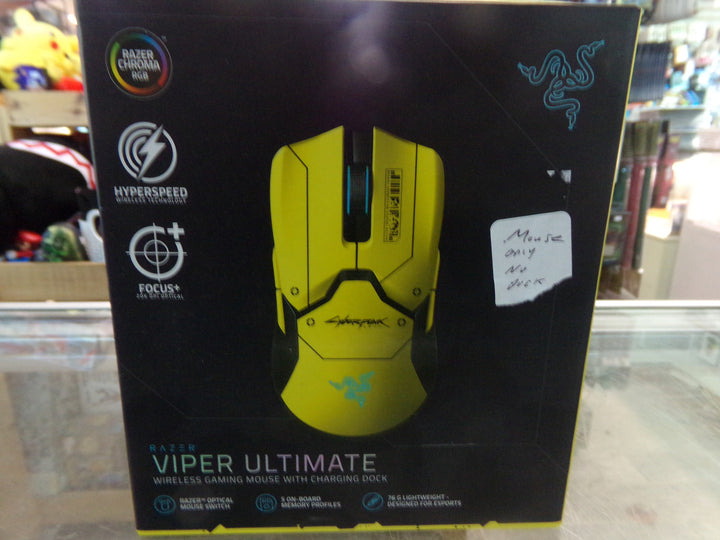 Razer Viper Ultimate Wireless Gaming Mouse Cyberpunk 2077 Edition NO DOCK