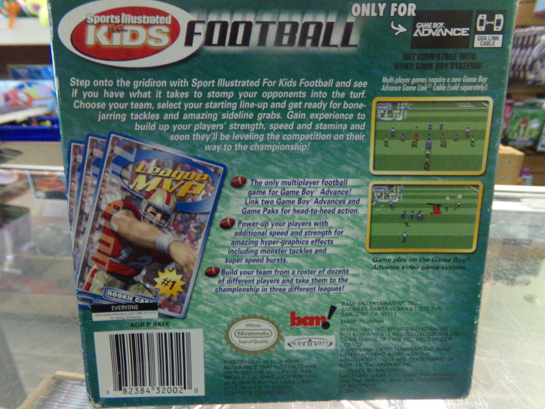 Sports Illustrated for Kids Football Game Boy Advance GBA Boxed Used