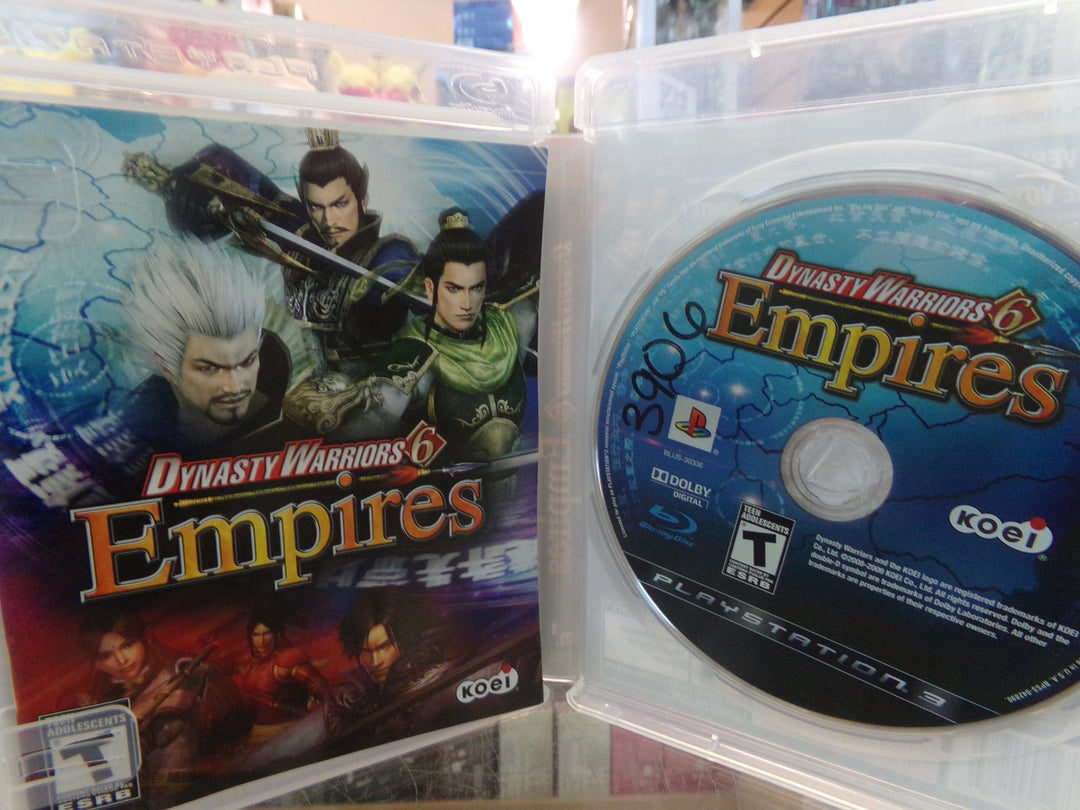 Dynasty Warriors 6 Empires Playstation 3 PS3 Used