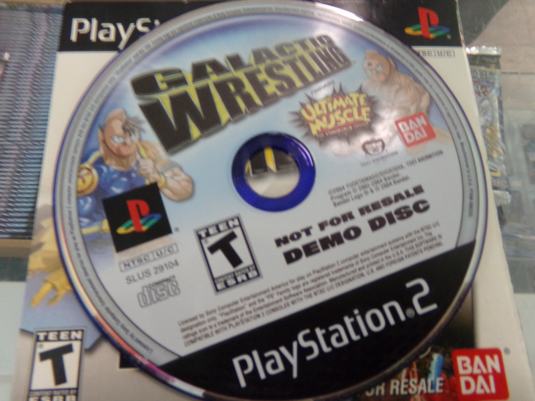 Galactic Wrestling: Featuring Ultimate Muscle Demo Disc Playstation 2 PS2 Used