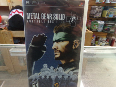 Metal Gear Solid Portable Ops Plus Playstation Portable PSP NEW