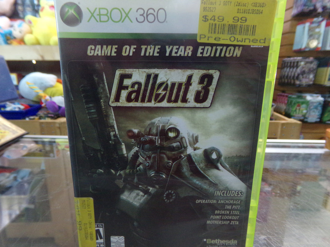 Fallout 3 Game of the Year Edition Xbox 360 Used