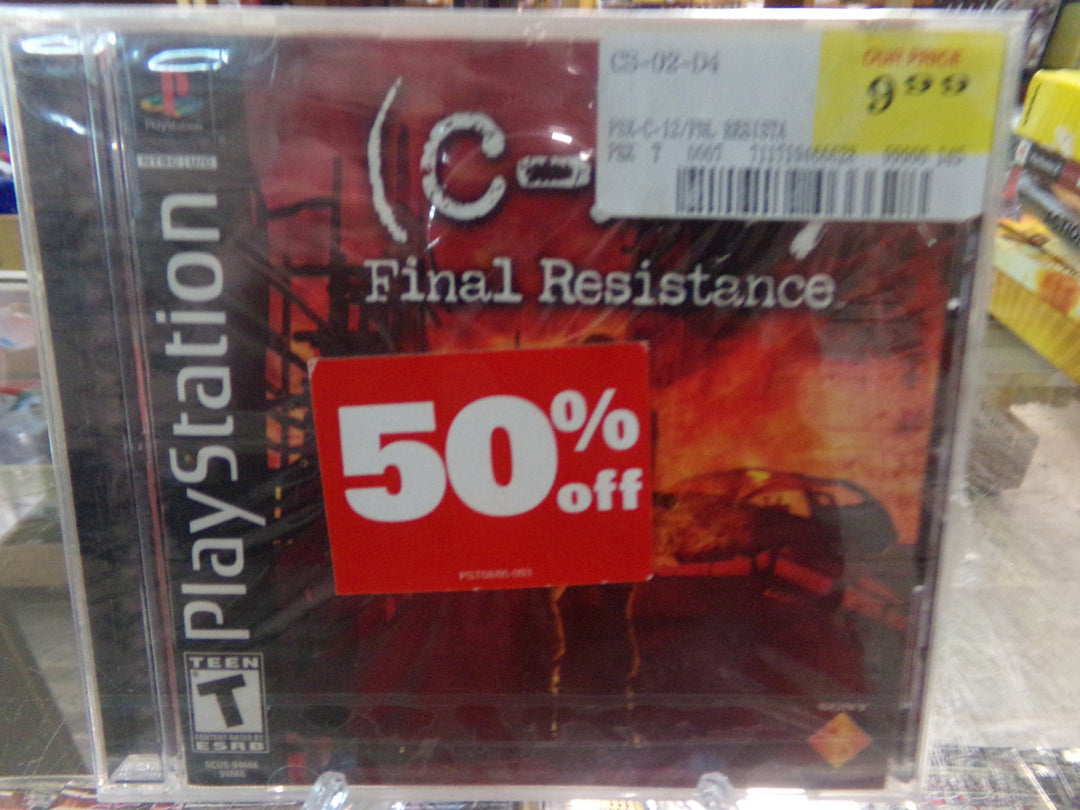 C-12 Final Resistance Playstation PS1 NEW