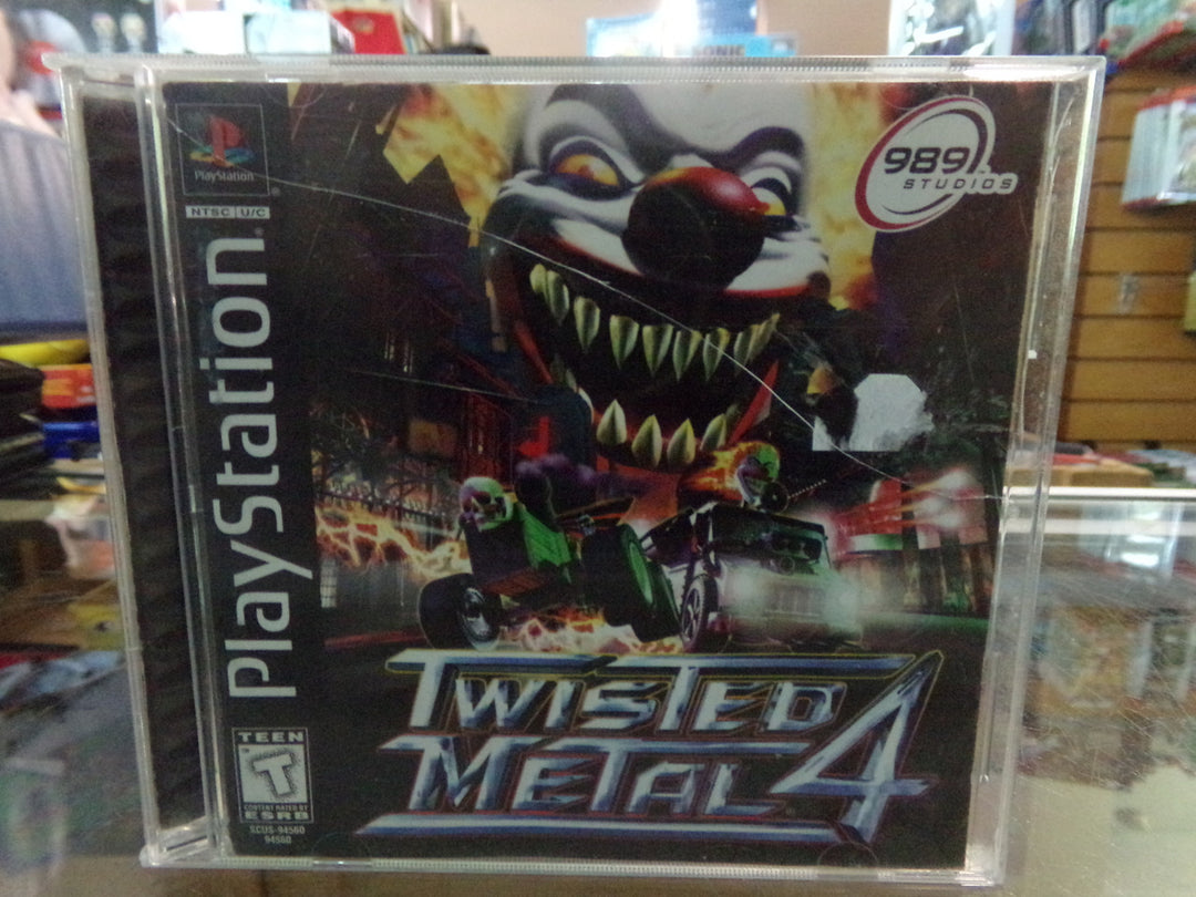 Twisted Metal 4 (Black Label) Playstation PS1 Used