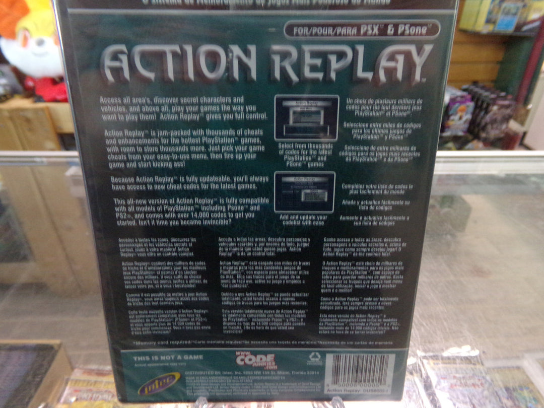 Action Replay pour Console Sony PS1 Playstation - Jeux vidéo Action Replay pour Console Sony PS1 Playstation - Jeux vidéo