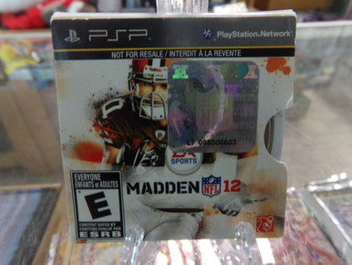 Madden NFL 12 (Not For Resale) Playstation Portable PSP Used