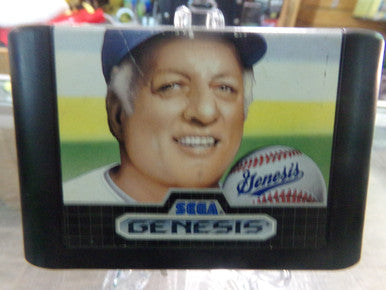 Tommy Lasorda Baseball Sega Genesis Used