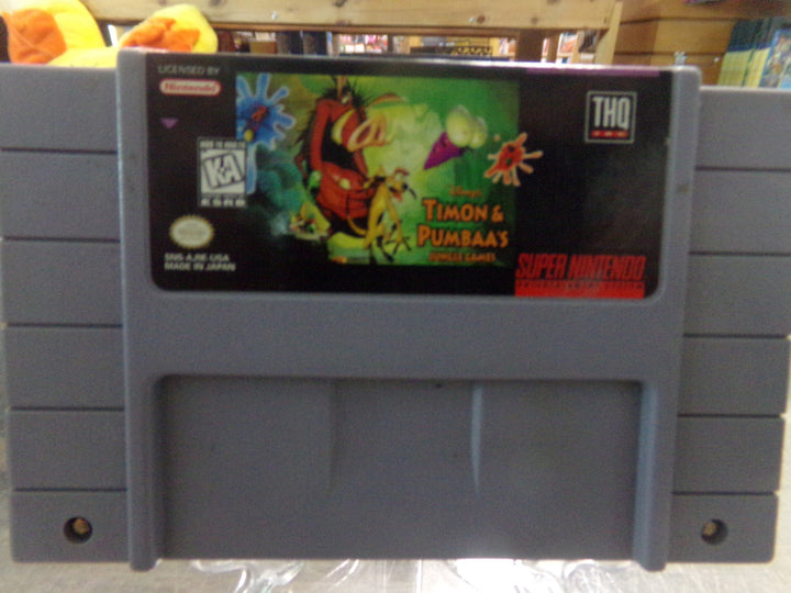 Timon & Pumbaa's Jungle Games Super Nintendo SNES Used