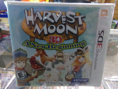 Harvest Moon 3D: A New Beginning Nintendo 3DS NEW