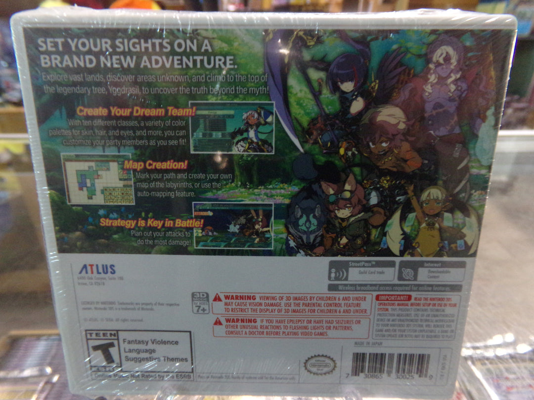 Etrian Odyssey V: Beyond the Myth Nintendo 3DS NEW