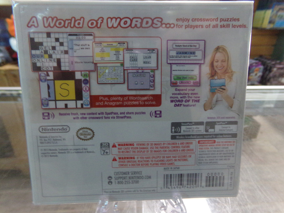 Crosswords Plus Nintendo 3DS NEW