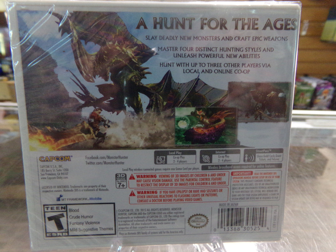 Monster Hunter Generations Nintendo 3DS NEW