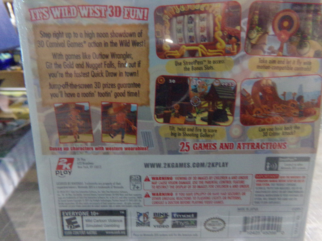 Carnival Games: Wild West Nintendo 3DS NEW
