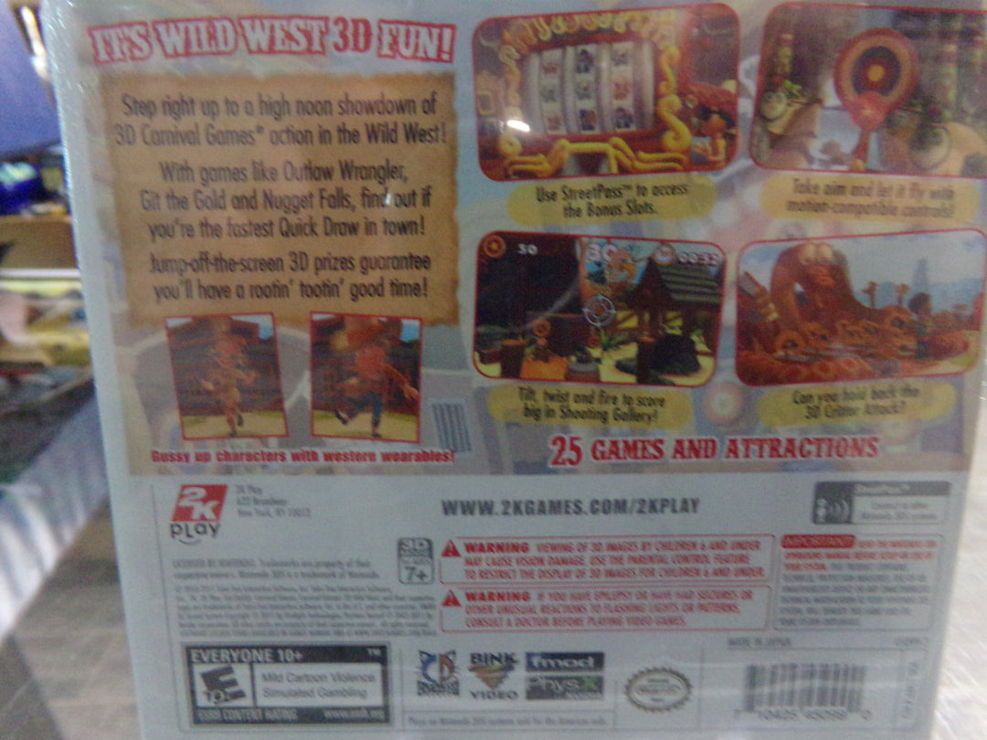 Carnival Games: Wild West Nintendo 3DS NEW   UD92024